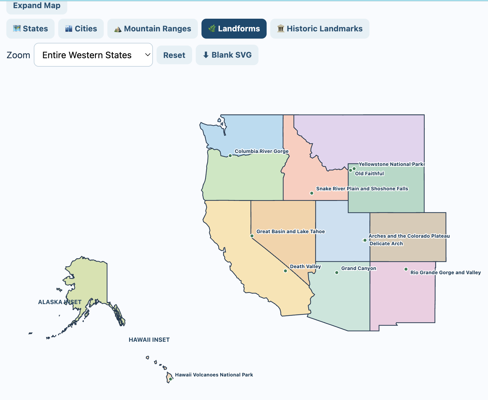 United States Regions Learning Lab 2.0